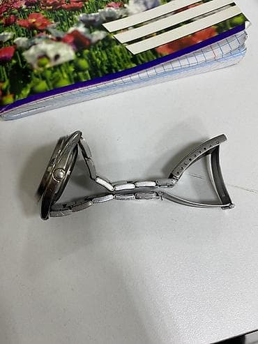 Смарт браслеты: Б/у, Наручные часы, Orient, цвет - Серебристый — 2