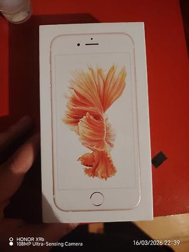 iphone 5 lalafo: IPhone 6s, 32 GB, Rose Gold, Barmaq izi — 8