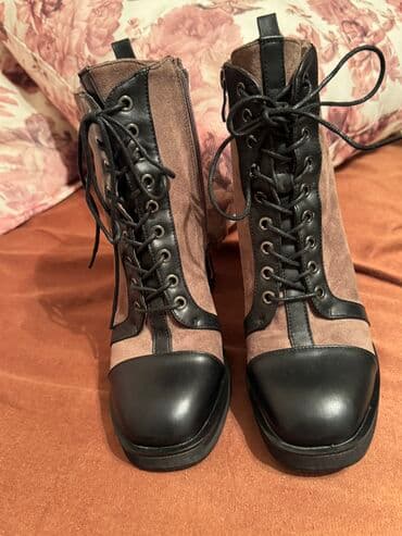 qiz ucun botlar: Ölçü: 37, rəng - Qara, İşlənmiş — 4