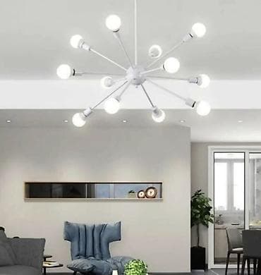 Xalçalar: Çılçıraq, 10 və daha çox lampa, Metal — 1