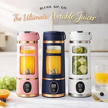 Daşınan Şirəçəkən/Blender – “Blend. Sip. Go.” - Portativ dizayn: Şüşə