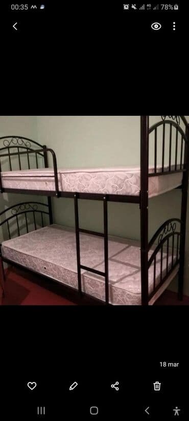 lavaş sexi: Oğlan və qız üçün, Yeni, Çarpayı, Matras ilə, Siyirməsiz — 10