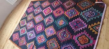 xalca kilim: Qədim xalça, 1950 il, Azərbaycan, Vəziyyəti: Yaxşı — 4