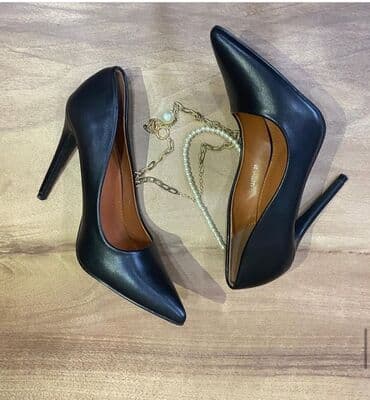 Tuflilər, Ölçü: 38, rəng - Qara, Yeni