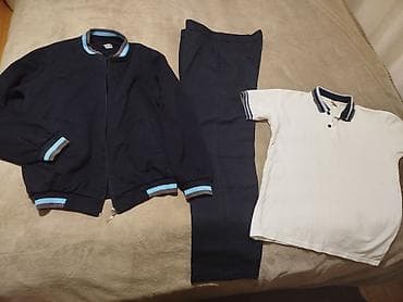 Праздничные костюмы: Məktəb formasının tam dəsti - Tərkib: tünd göy gödəkcə (fermuarlı) — 2