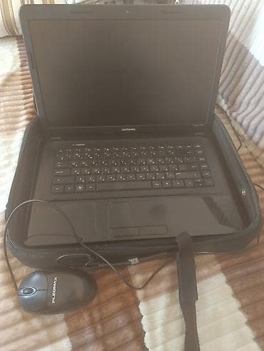 Compaq CQ58 noutbuk + PLEOMAX simli siçan + qoruyucu çanta — 1