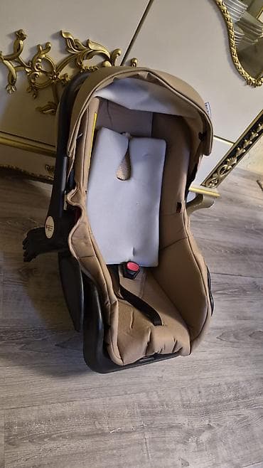 Uşaq avtomobil oturacağı / beşik tipli daşıma kreslosu - Rəng: bej