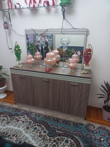 Матрасы: Qonaq otağı mebel dəsti - Material: laminat/DMF kombinasiya, ağac — 3