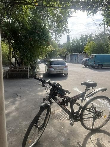 roker velosiped: Dağ tipli/şəhər üçün uyğun velosiped - Rəng: qara, qırmızı-ağ — 7