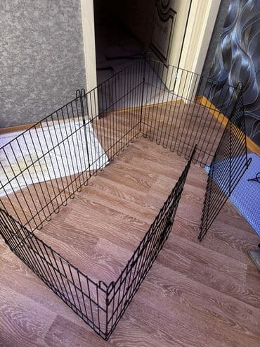 pişik yuvası: Heyvan üçün metal oyun məkanı (playpen) - Material: toz boya ilə — 3