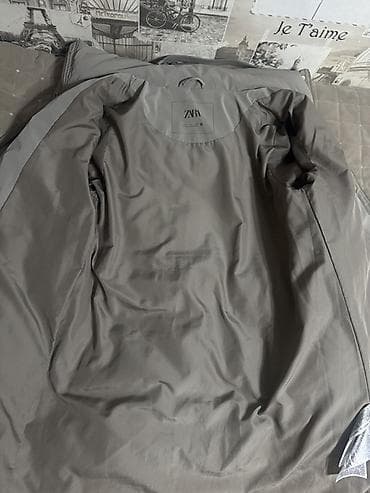 zara: Palto, Zara, S, rəng - Boz — 3