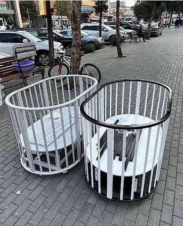 beryoza agaci: Oğlan və qız üçün, Yeni, Beşik, Matras ilə, Yellənmə mexanizm ilə — 3