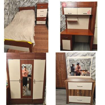 кухонный гарнитур в оше цена: Односпальная кровать, Шкаф, Б/у — 1