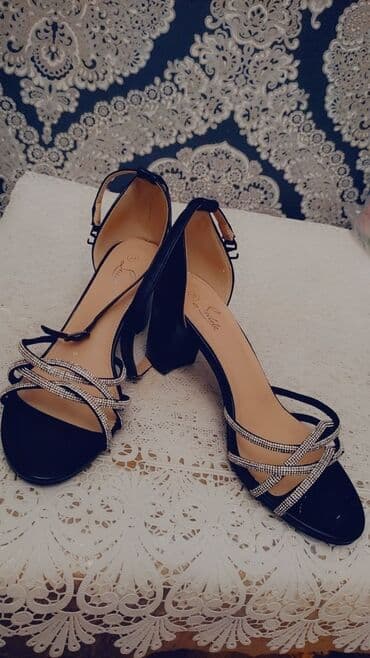 Botinka və botilyonlar: Ölçü: 38, rəng - Qara, Yeni — 3