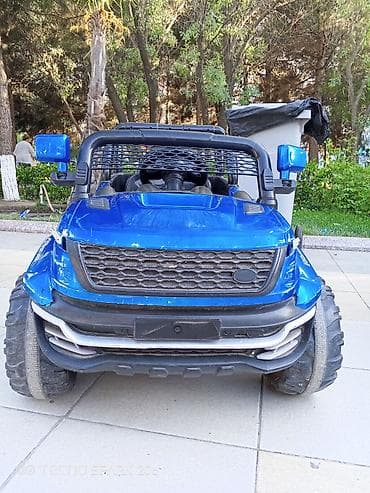 Uşaq üçün elektrikli maşın – SUV tipli model (qara rəng) - 1 yerlik — 9