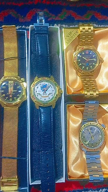 rusiya saat: Qol saatı, Vostok, rəng - Qızılı — 6