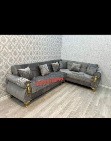 mətbəx çanaqları: Künc divan, Yeni, Açılmayan, Bazasız, Parça, Şəhərdaxili pulsuz çatdırılma — 2