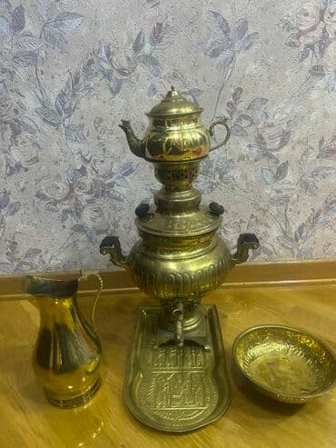 perfe: Misin dəstindən ibarət klassik samovar komplekti - Material: parlaq — 1