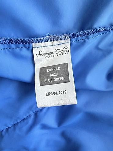 kiton kurtka: Sovereign Code “Konrad” kapüşonlu yüngül küləkkeş - Rəng: Blue/Green — 4