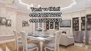 evlərin təmiri: Villa təmiri, bağ evi təmiri, mənzil təmiri, obyekt təmiri. Təmir və — 3