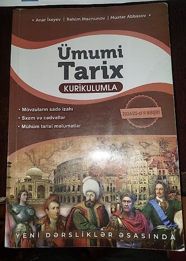codera informatika pdf 2024: Məhsul: “Ümumi Tarix – Kurikulumla” (2024/25-ci il nəşri) hazırlıq — 1