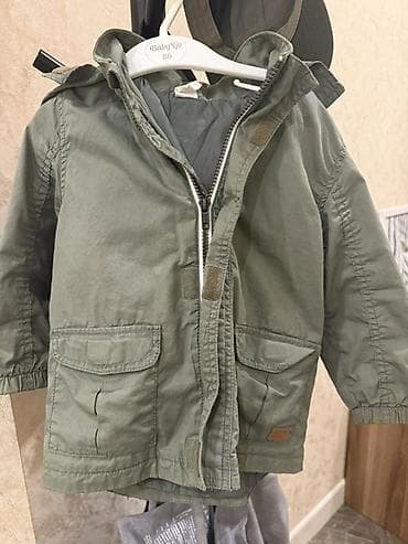 ust geyim: Uşaq üçün H&M gödəkçə - Brend: H&M - Rəng: zeytun-yaşıl - — 2