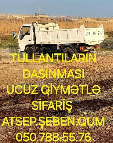 Xidmət: Tullantı və yüklərin daşınması, özüyükləyən/özüboşaldan dump