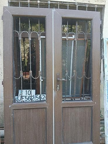 qapilar ev ucun: PVC pəncərə və qapılar dəsti Tərkib: - Ağ rəngli PVC pəncərə blokları — 2