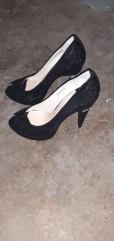 женская обувь больших размеров бишкек: Туфли, Размер: 39, цвет - Черный, Новый — 3
