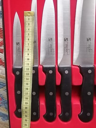 əti: Zepter bıçaq dəsti – 5 parça + itiləmə çubuğu Gıymətdən qat-qat ucuz — 2