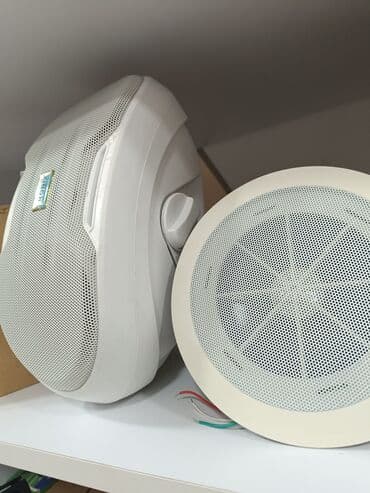 Pulsuz: Tronix Tavan dinamiki, TCSP-50T modeli. Ağ rəngdə, dairəvi formalı — 6