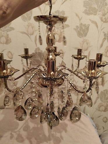 reys isiqlar: Çılçıraq, 6 lampa, Metal — 1