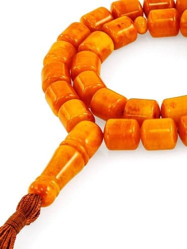 qedimi mirvari: Qədim kəhrəba təsbeh.100% təbii Baltik kəhrəbasından təsbeh.Bütöv daş — 3