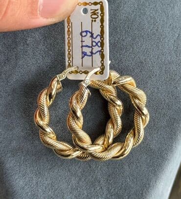 qol saatları kişi ucun: Sırğa, Sarı qızıl — 6