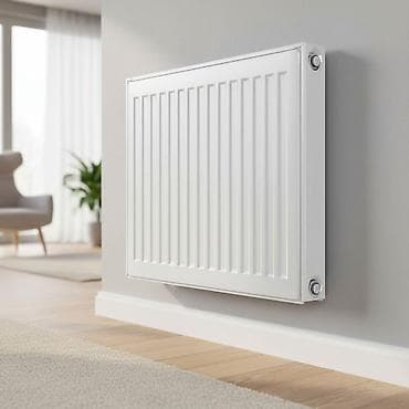 Ağ rəngli metal panel radiator - Daxili istilik sistemləri üçün — 1