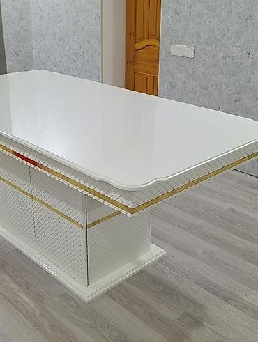 tom xrustal qablar: Qonaq masası, Yeni, Açılan, Dördbucaq masa — 2