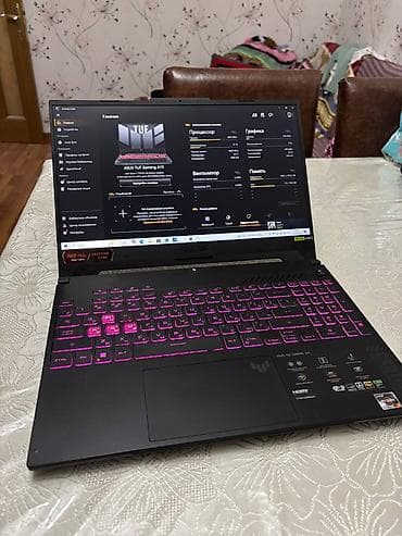 asus 4060: İşlənmiş ASUS TUF Gaming, 15.6 ", AMD Ryzen 7, 512 GB, Ödənişli çatdırılma, Rayonlara çatdırılma, Ünvandan götürmə — 1