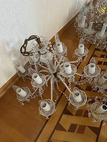sam: Çılçıraq, 10 və daha çox lampa, Şüşə — 4