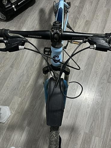 Crosser dağ velosipedi - Rəng: açıq mavi, loqotipli dizayn - Çərçivə — 4