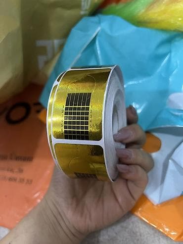 Qızılı dırnaq forması – rulon şəklində Məhsul: Peşəkar gel/akril