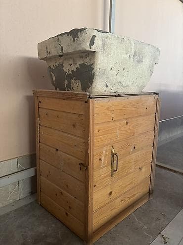 все для дома: Taxta korpuslu, üst hissəsində iri dərin çanağı olan əlüzyuyan — 4