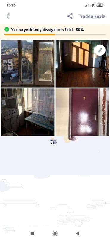 Mənzil elanı - Şəhər mənzərəsi olan işıqlı otaqlar - Geniş