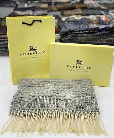 hicab geyimler: Kolleksiya: Klassik loqolu toxunma şərflər - Material: Yumşaq — 3