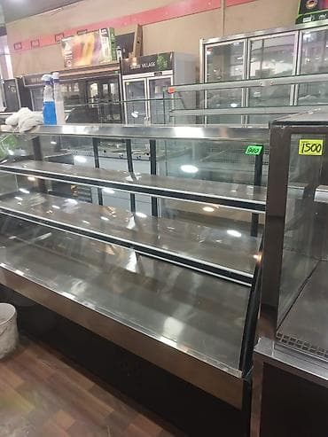 Soyuduculu vitrin – paslanmayan poladdan və şüşədən hazırlanmış