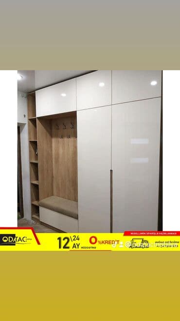 Dolablar: Yeni, Açılan, 5 qapı Düz dolab, Dəhliz dolabı, Azərbaycan — 1