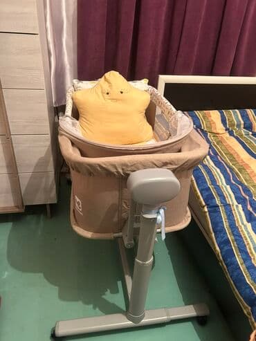 детские кроватки со шкафом: Oğlan və qız üçün, Yeni, Dördbucaq, Beşik, Dəst ilə, Matrassız, Yellənmə mexanizm ilə — 2