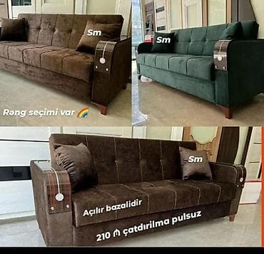 Açılan bazalı divan - Modellər: düz xəttli, yumşaq oturacaqlı və bel