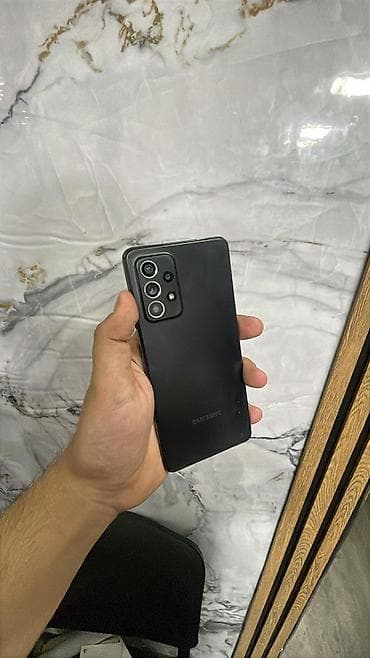 Samsung Galaxy A52, 128 GB, rəng - Qara, Zəmanət, Sensor, Barmaq izi