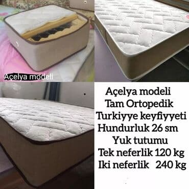 taxt matraslari: Sadə orta ortepetik ortepetik matraslarin satışı bizde Qiyemt 75 manat — 8