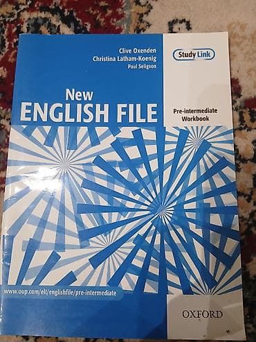 3d defter: Məhsul: New English File – Pre-intermediate Workbook (Study Link ilə) — 2